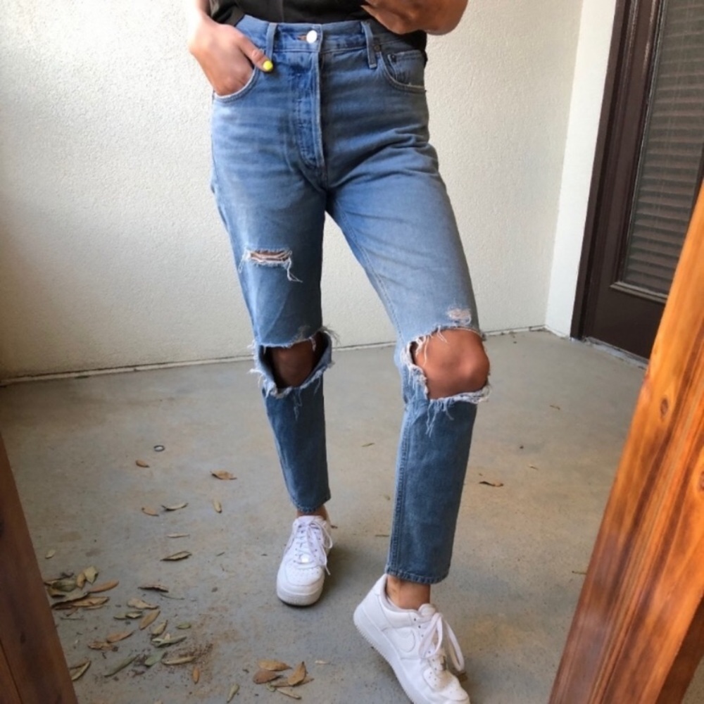 AGOLDE distressed jeans